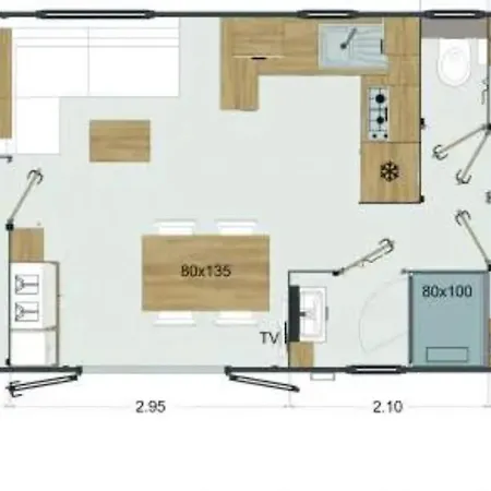 Mobilhome 4 Etoiles - Piscine - Efcehi *